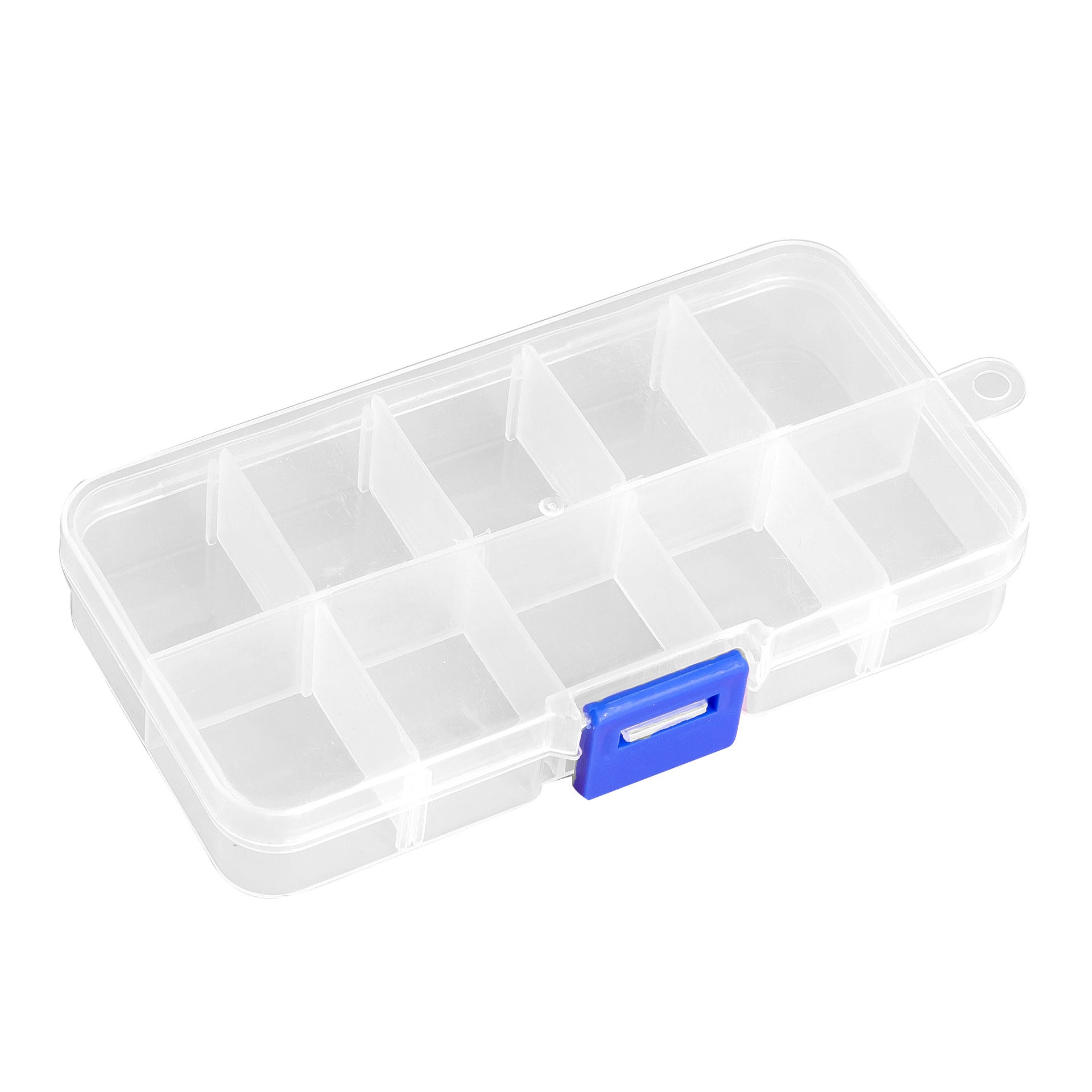 Venta al por mayor Caja de almacenamiento transparente de múltiples compartimentos de plástico